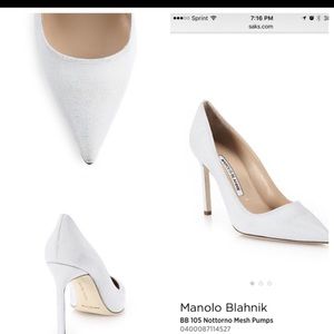 Manolo Blahnik Wedding Shoe